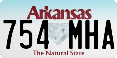 AR license plate 754MHA