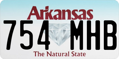 AR license plate 754MHB