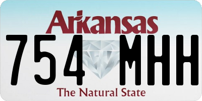 AR license plate 754MHH