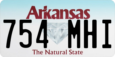 AR license plate 754MHI