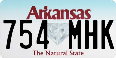 AR license plate 754MHK