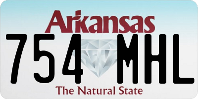 AR license plate 754MHL