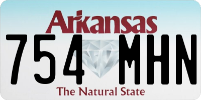 AR license plate 754MHN