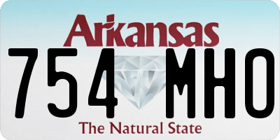 AR license plate 754MHO