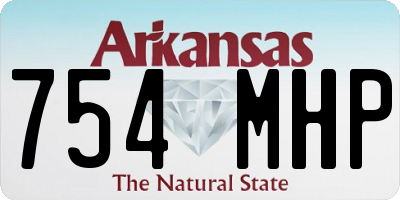 AR license plate 754MHP