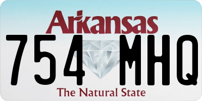 AR license plate 754MHQ