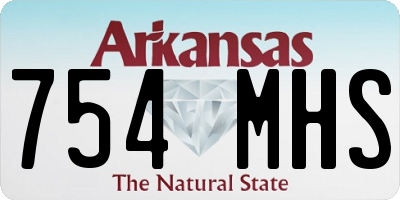 AR license plate 754MHS