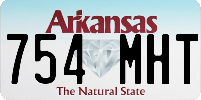 AR license plate 754MHT
