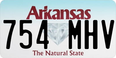 AR license plate 754MHV