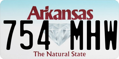 AR license plate 754MHW
