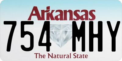 AR license plate 754MHY