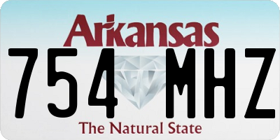 AR license plate 754MHZ