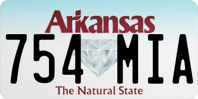 AR license plate 754MIA