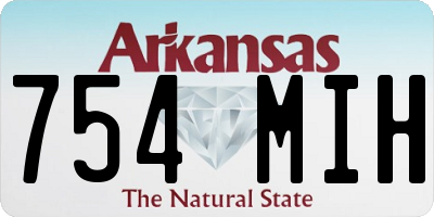 AR license plate 754MIH