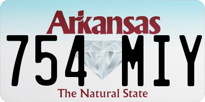 AR license plate 754MIY