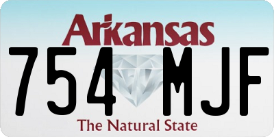 AR license plate 754MJF
