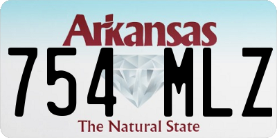 AR license plate 754MLZ