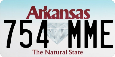AR license plate 754MME