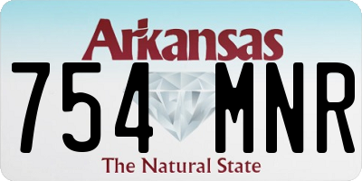 AR license plate 754MNR