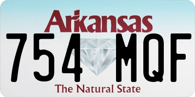 AR license plate 754MQF