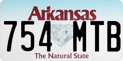 AR license plate 754MTB