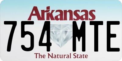 AR license plate 754MTE