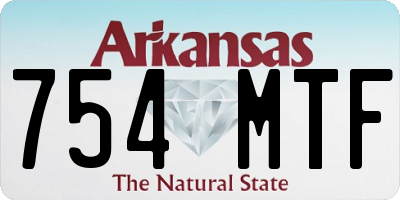 AR license plate 754MTF