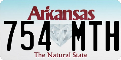 AR license plate 754MTH