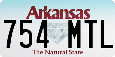 AR license plate 754MTL