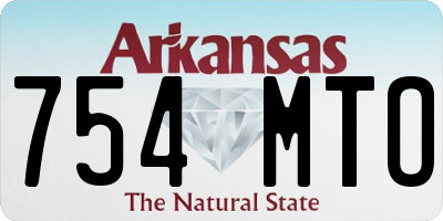 AR license plate 754MTO