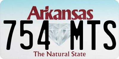 AR license plate 754MTS