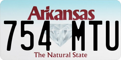AR license plate 754MTU