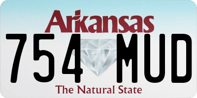 AR license plate 754MUD