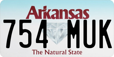 AR license plate 754MUK