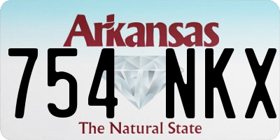 AR license plate 754NKX