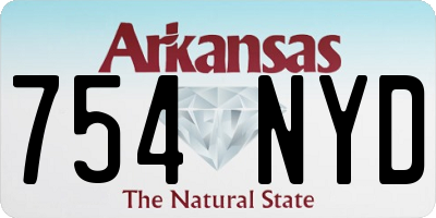 AR license plate 754NYD