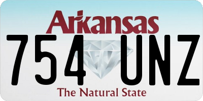 AR license plate 754UNZ