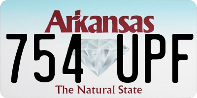 AR license plate 754UPF