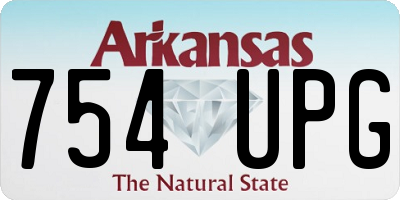 AR license plate 754UPG