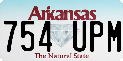 AR license plate 754UPM