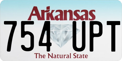 AR license plate 754UPT