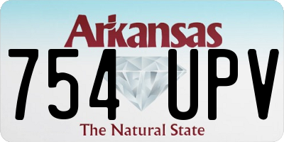 AR license plate 754UPV