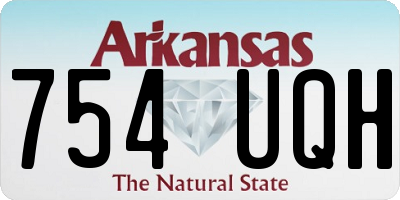 AR license plate 754UQH
