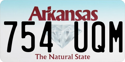 AR license plate 754UQM
