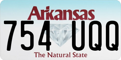 AR license plate 754UQQ