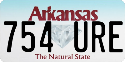 AR license plate 754URE
