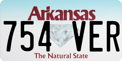 AR license plate 754VER