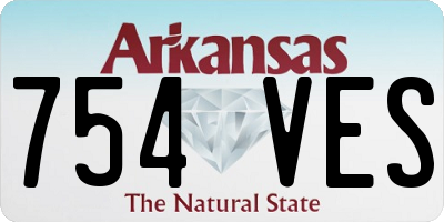 AR license plate 754VES