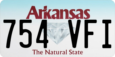 AR license plate 754VFI