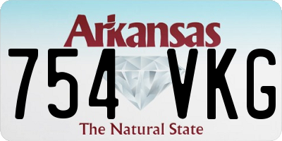 AR license plate 754VKG
